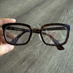 Prada Tortoiseshell Eyeglass Frames